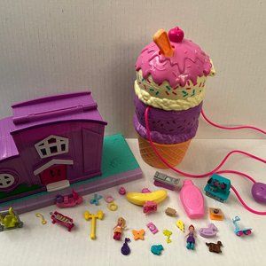 Polly Pocket Spin 'n Surprise & Polly Pocket Pollyville Pocket House